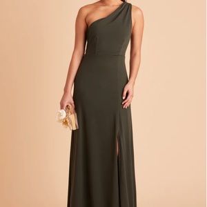 Birdy Grey Olive Crepe Dress
